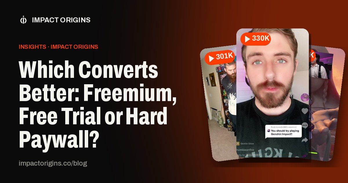 Which Converts Better: Freemium, Free Trial or Hard Paywall?