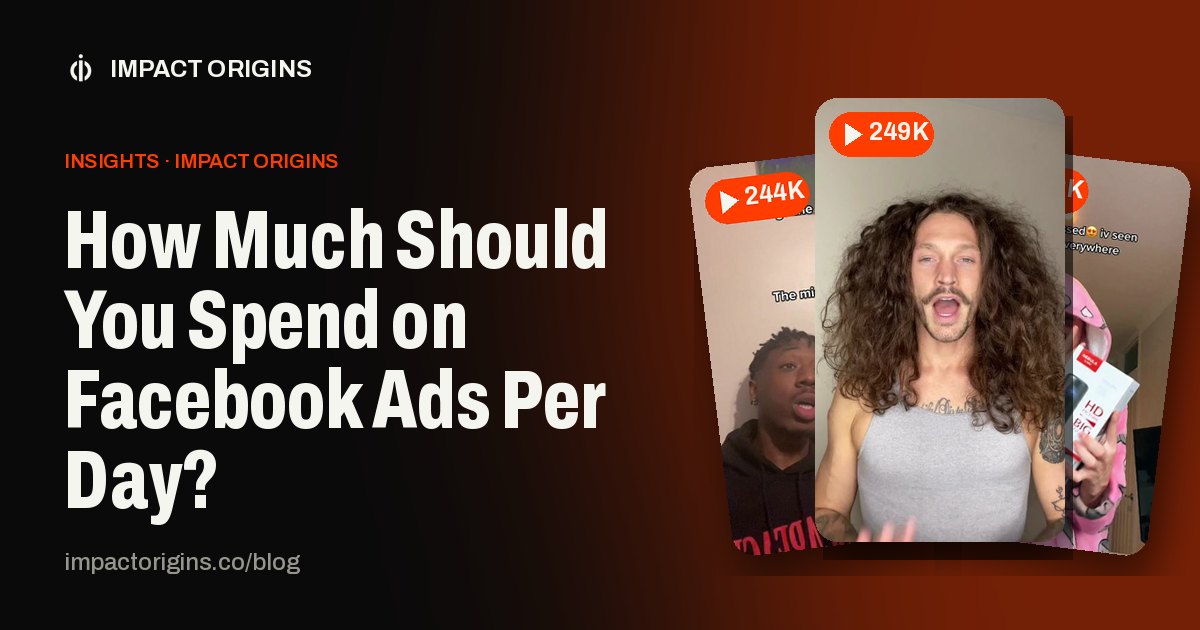 How Much Should You Spend on Facebook Ads Per Day?