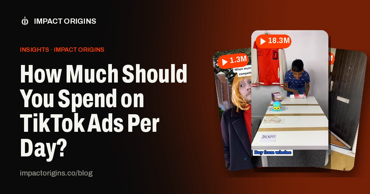 How Much Should You Spend on TikTok Ads Per Day?