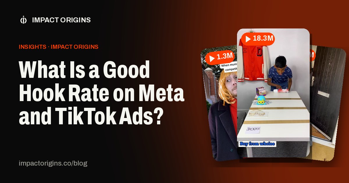 What Is a Good Hook Rate on Meta and TikTok Ads?