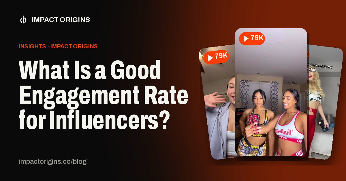 What Is a Good Engagement Rate for Influencers?