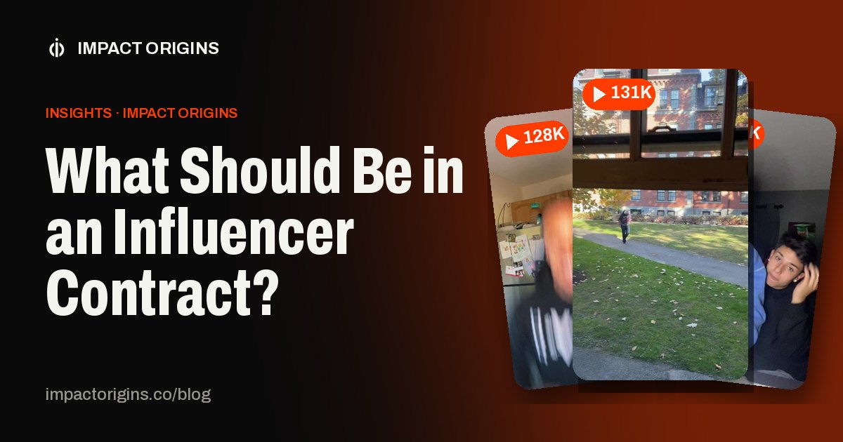 What Should Be in an Influencer Contract?